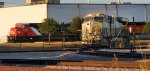 BNSF 3283, CN 3325, and BNSF 3667 Reflect The Texas Sun as it Sets!!!